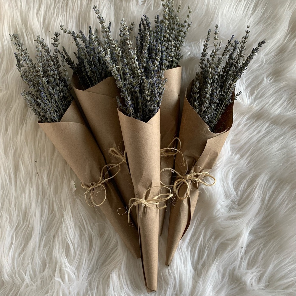 Organic Dried lavender bundles